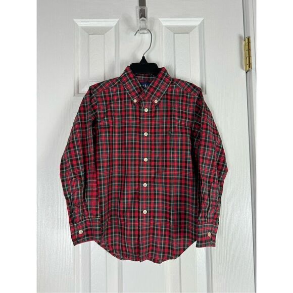Ralph Lauren Polo Boys Plaid Shirt Size 4t - Picture 1 of 3